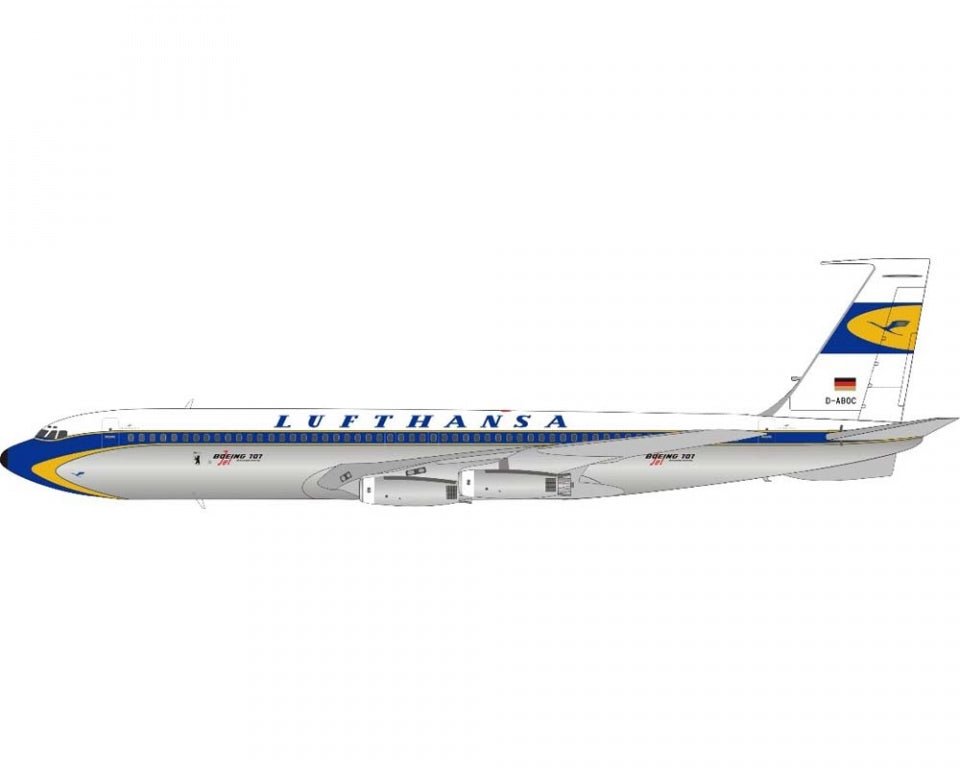 *JFox JF - 707 - 001P 1:200 Lufthansa Boeing 707 - 400