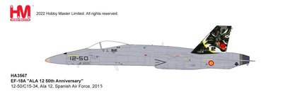 Pre - Order Hobby Master HA3567 1:72 EF - 18A "ALA 12 50th Anniversary" Spanish Air Force