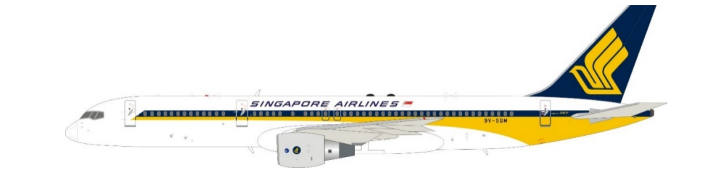WB Models WB-757-2-001 1:200 Singapore Airlines Boeing 757-200